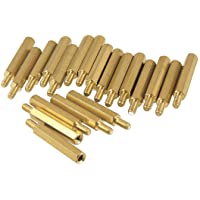 Los mejores  - Sourcingmap a12092200ux0102-20 pcs m3 macho-hembra x m3 roscado pcb enfrentamiento espaciador de 30 mm de longitud